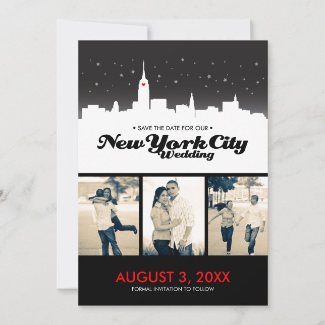 New York City Wedding Save-the-date Save The Date (Front)