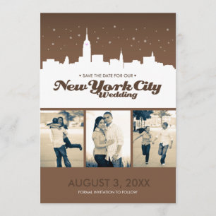 New York City Wedding Save-the-date Save The Date