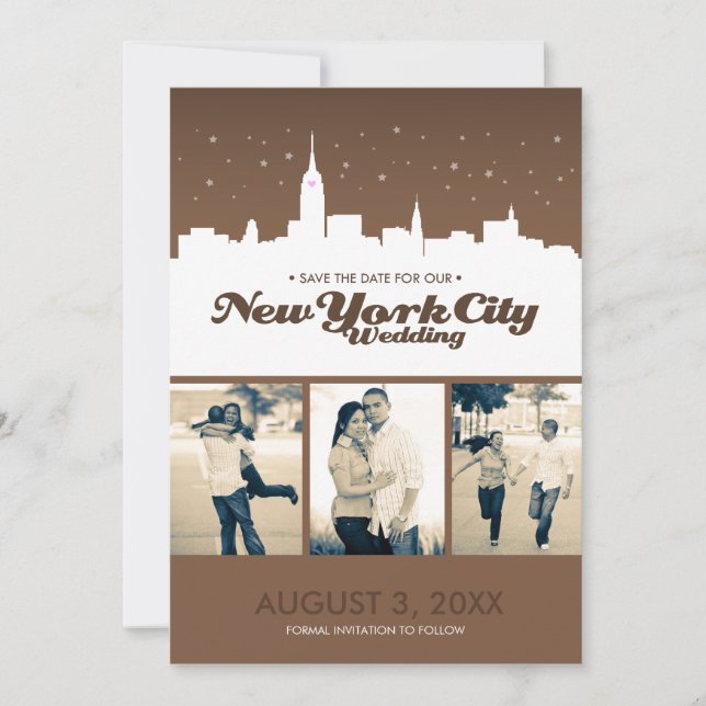 New York City Wedding Save-the-date Save The Date (Front)
