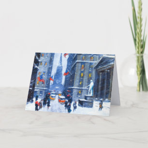 New York City. Winter. Fine Art Christmas Holiday Card