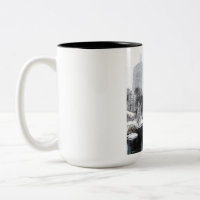 New York City Winter in Central Park Skyline Art