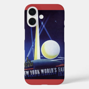 New York City World's Fair in 1939, Vintage Travel iPhone 16 Case