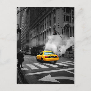 New York City Yellow Cab Postcard