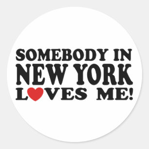 New York Classic Round Sticker