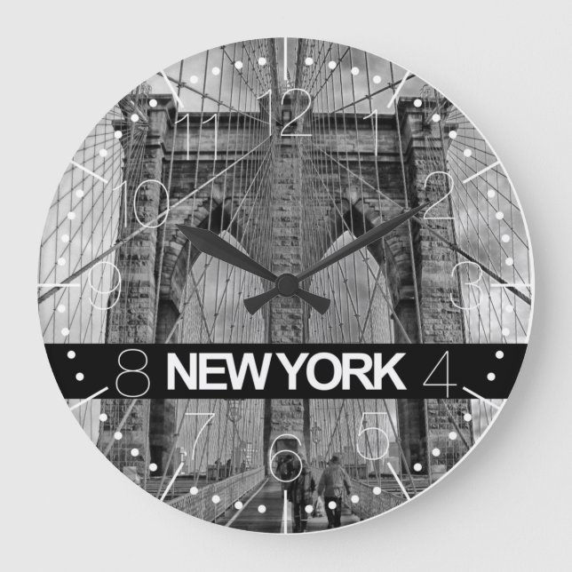 New York clock Brooklyn bridge (Front)