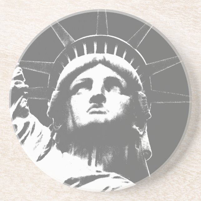 New York Coaster Statue of Liberty NY Souvenir (Front)