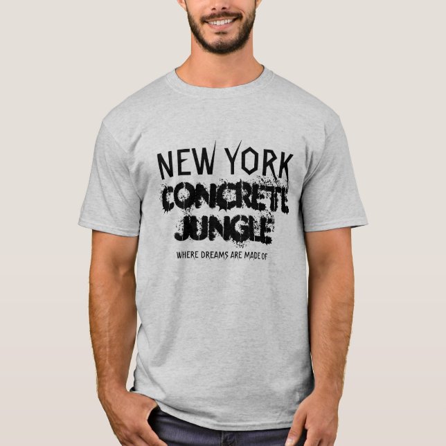 NEW YORK CONCRETE JUNGLE SHIRTS (Front)