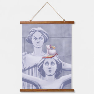 New York Conflict Hanging Tapestry