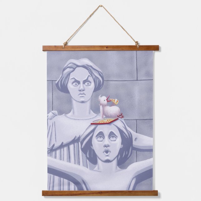 New York Conflict Hanging Tapestry (Front)