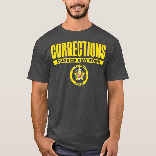 New York Correctional Officer Thin Grey Line T-Shirt (Front)