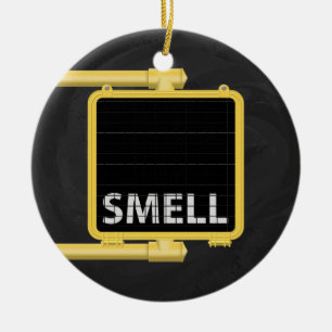 New York Crosswalk Sign Smell Ceramic Tree Decoration