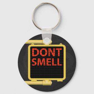 New York Crosswalk Sign Smell Key Ring