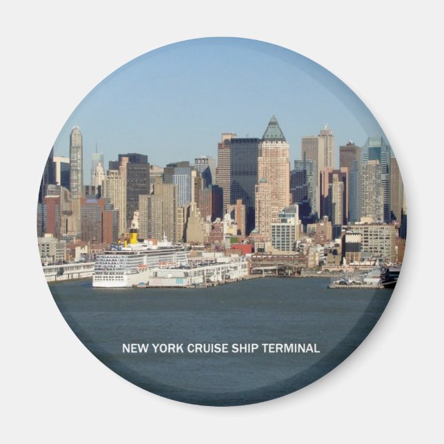 New York Cruise Ship Terminal Magnet (Front)