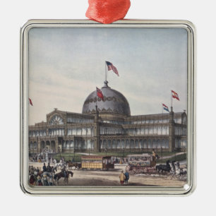 New York Crystal Palace Metal Tree Decoration