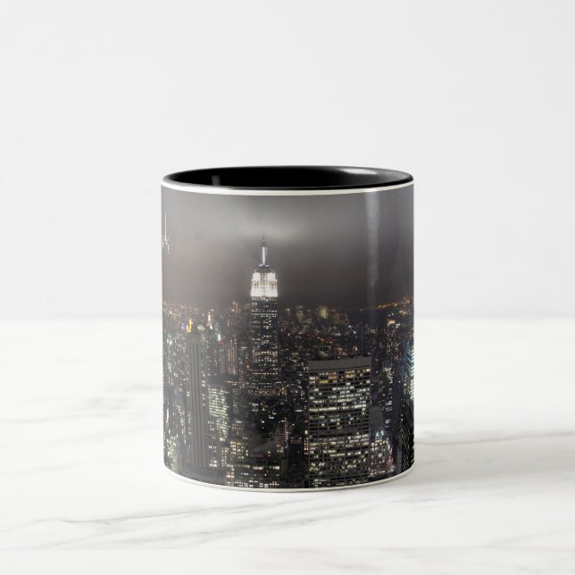 New York Cup Cityscape New York Night Mug (Center)