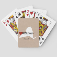 New York Custom GPS Coordinate Playing Cards