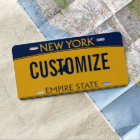 New York Custom License Plate