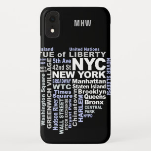 New York custom monogram phone cases