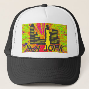 New York cyrillic Trucker Hat