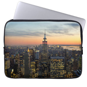 New York dawn skyline Laptop Sleeve