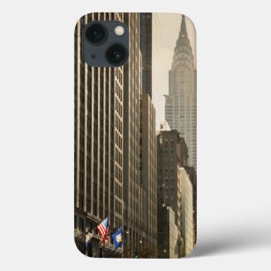 New York, E 42 St and Chrysler Building iPhone 13 Case