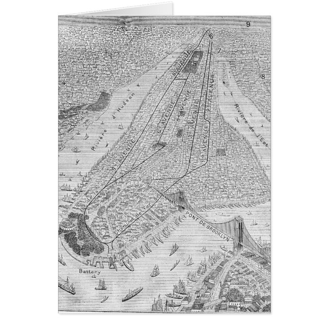 New York: El Train, C1878 (Front)