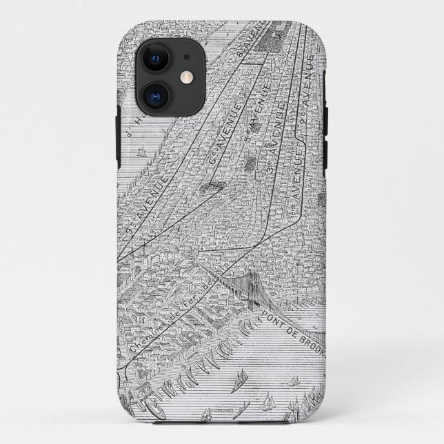 New York: El Train, C1878 Case-Mate iPhone Case (Back)
