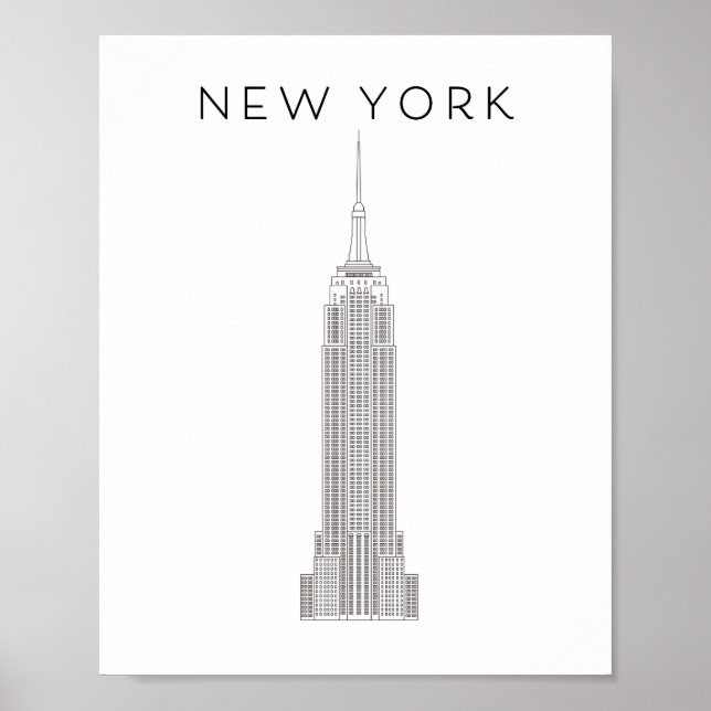 NEW YORK EMPIRE STATE  POSTER (Front)