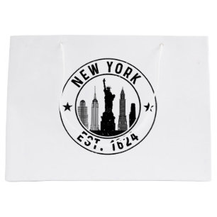 New York Est. 1624 New York City Lover Nyc Large Gift Bag