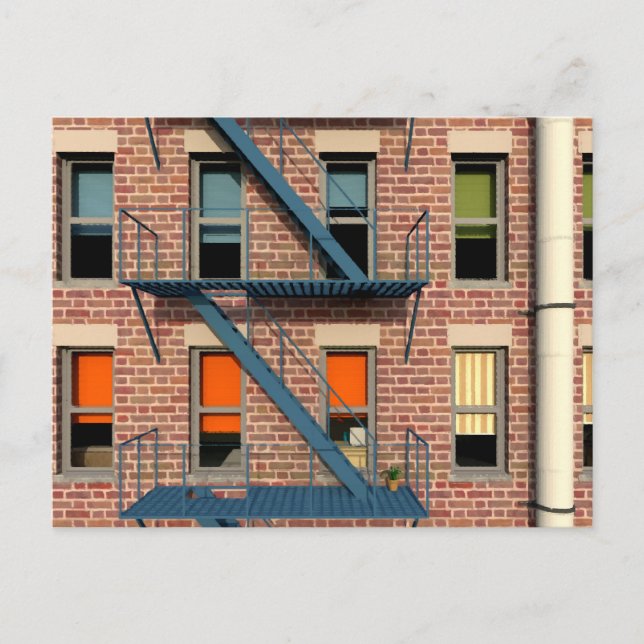 New York facade Postcard (Front)
