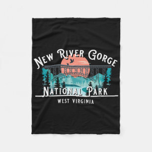 New York Family Adventure Rv Camping Travel Road T Fleece Blanket