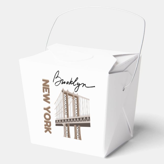 NEW YORK  FAVOUR BOX (Front)