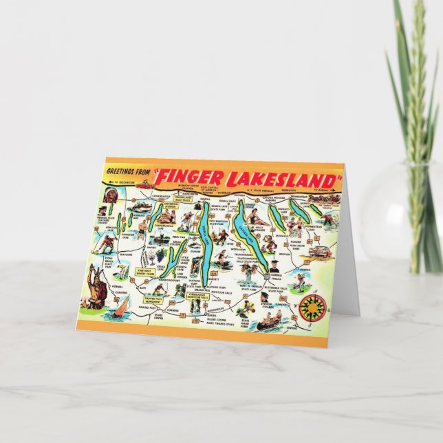 New York Finger Lakes Card (Front)