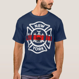 New York Fire Police Department  Firefighters T-Shirt