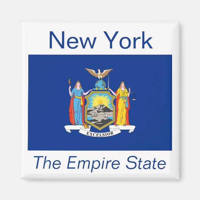 New York Flag Magnet (Front)