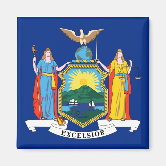 New York Flag Magnet (Front)