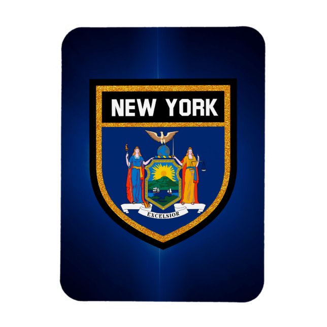 New York Flag Magnet (Vertical)