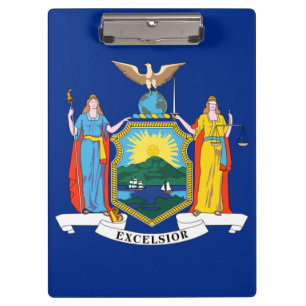 New York Flag, The Empire State, American Colonies Clipboard