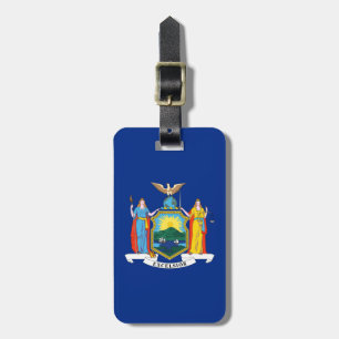 New York Flag, The Empire State, American Colonies Luggage Tag