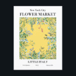 New York Flower Market, Little Italy Postcard<br><div class="desc">New York City Flower Market,  Little Italy Postcard,  is a vibrant and colourful collection.</div>