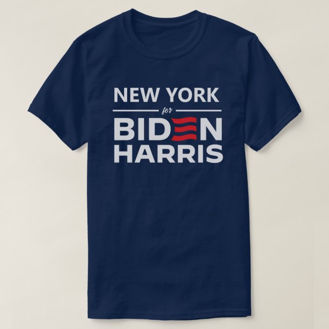 New York for Biden Harris T-Shirt (Design Front)