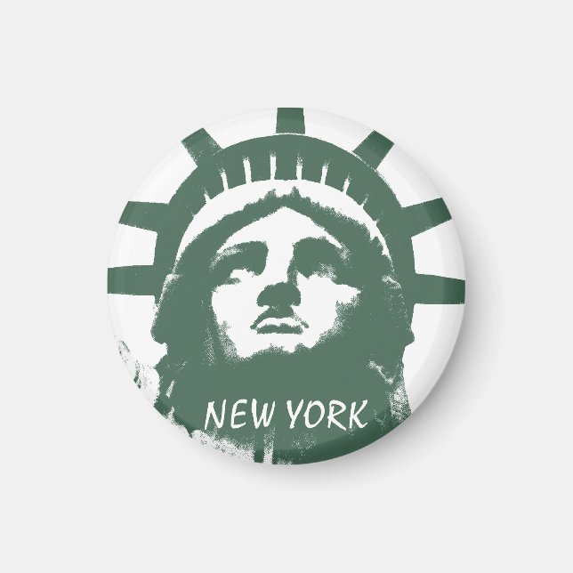 New York Fridge Magnet NY Souvenir Magnet (Front)