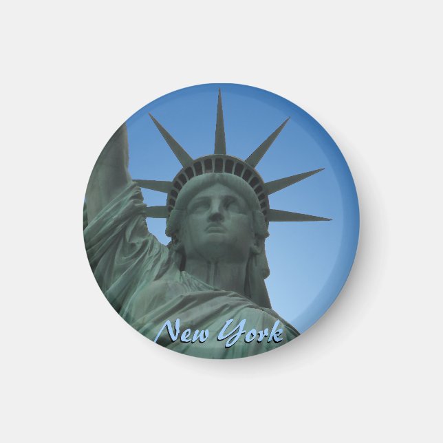 New York Fridge Magnet NY Souvenir Magnet (Front)