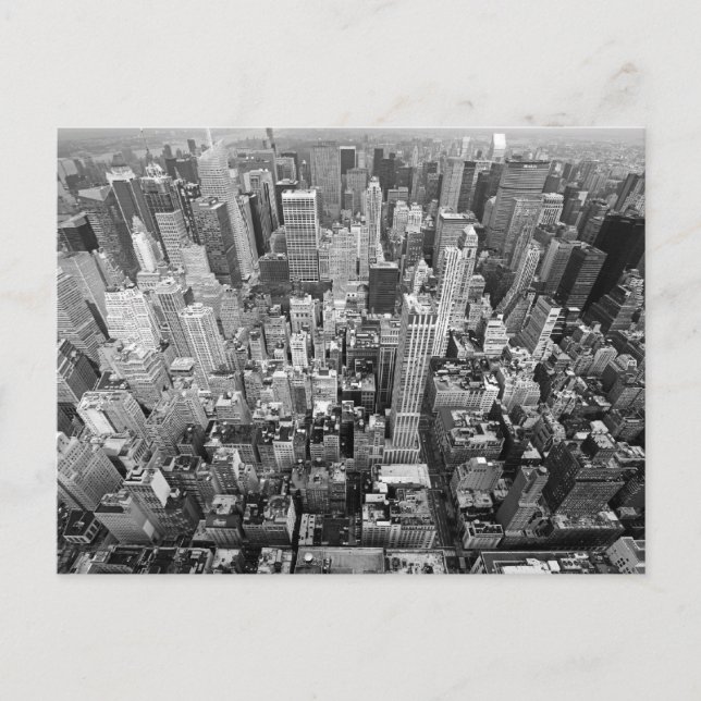 New York from Above Postcard (Front)