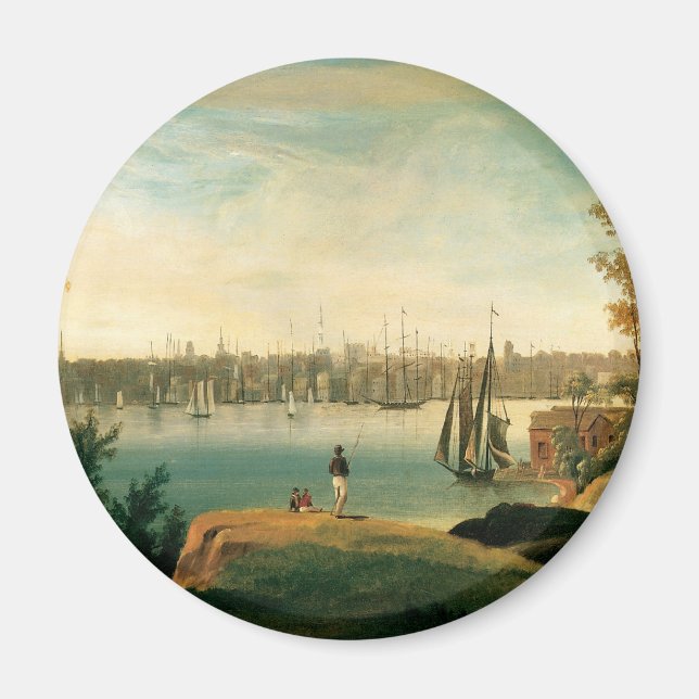 New York from Brooklyn Heights circa 1834 Magnet (Front)
