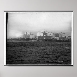 New York from Governor's Island c1900 Poster