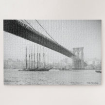 New York From Under The Brooklyn Bridge