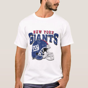 New York Giants Football Helmet T-Shirt