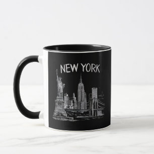 New York Gifts for Men Women NY City Vintage Urban Mug