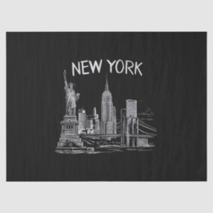 New York Gifts for Men Women NY City Vintage Urban Tissue Paper